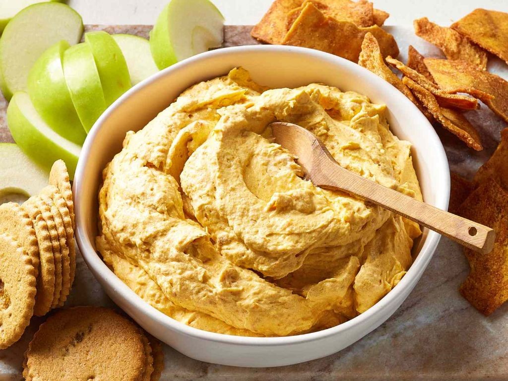 Pumpkin Fluff Dip with Cool Whip
