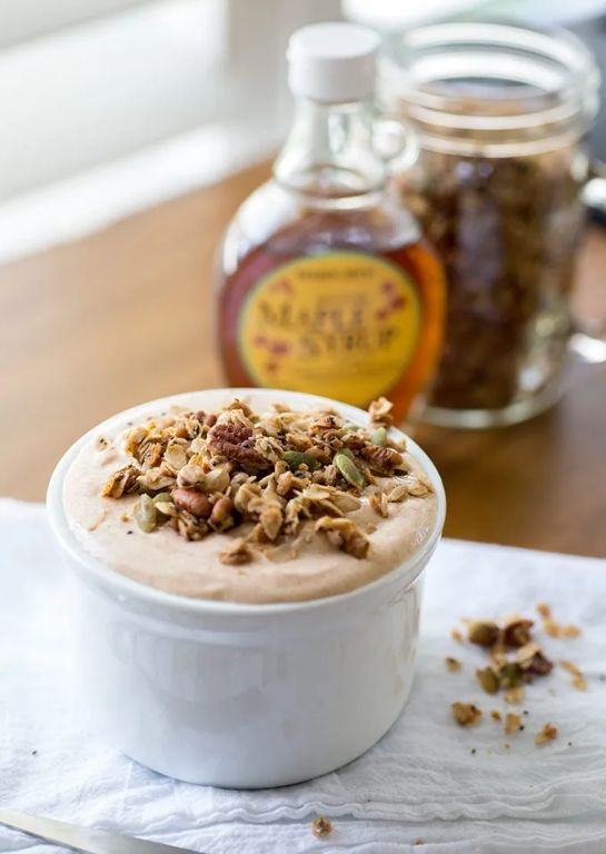 Pumpkin Granola Yogurt Dip