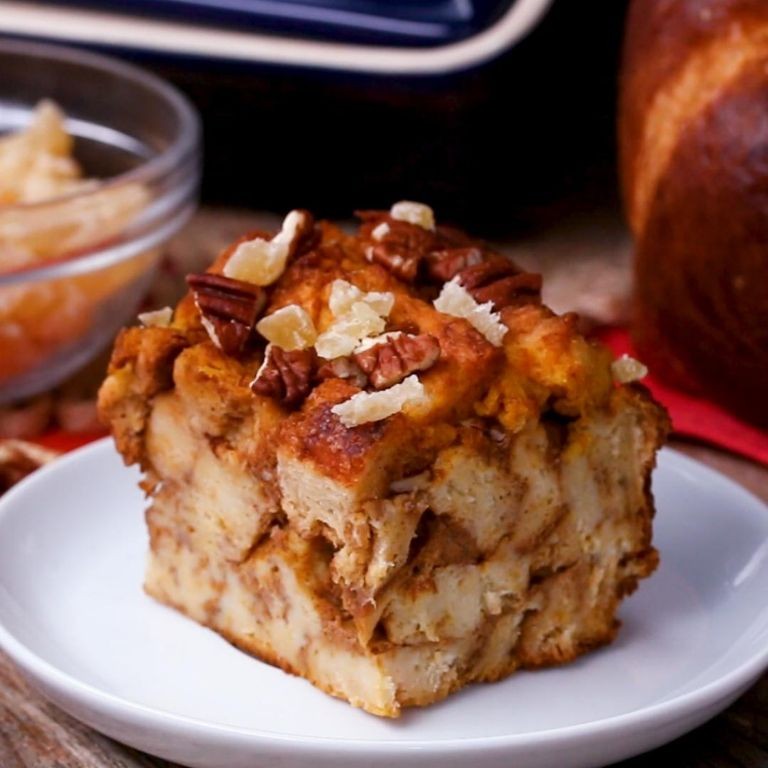 Pumpkin Pie Mix Bread Pudding