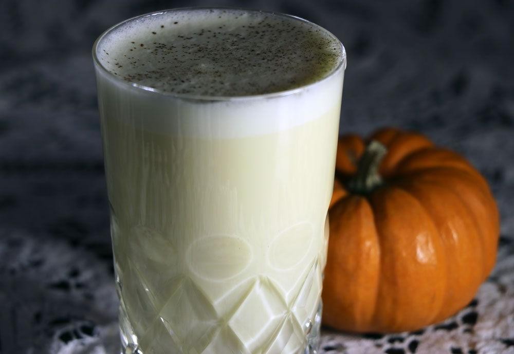 Pumpkin Spice Eggnog Latte Cocktail
