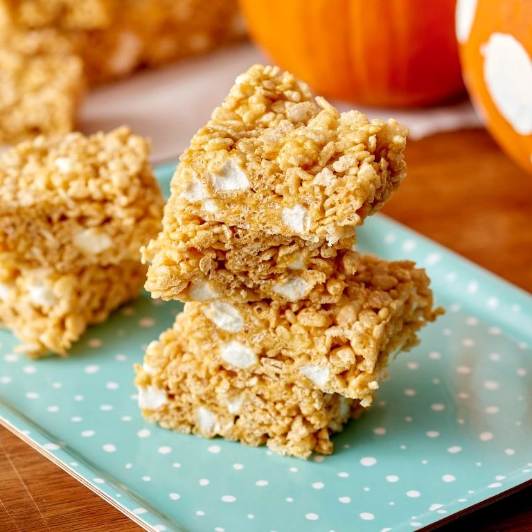 Pumpkin Spice Rice Krispies Treats