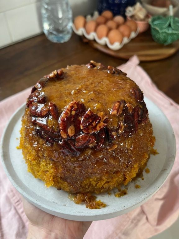 Pumpkin Spice Steamed Cake