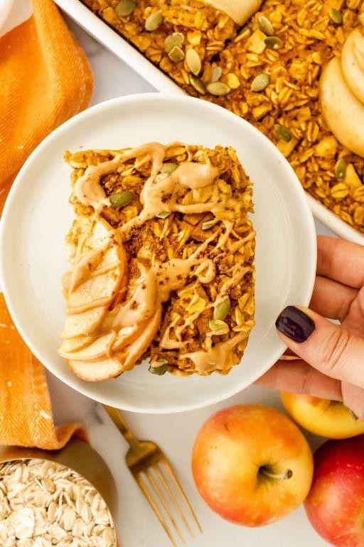 Pumpkin and Apple Cinnamon Oatmeal