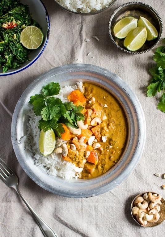 Pumpkin and Coconut Milk Curry
