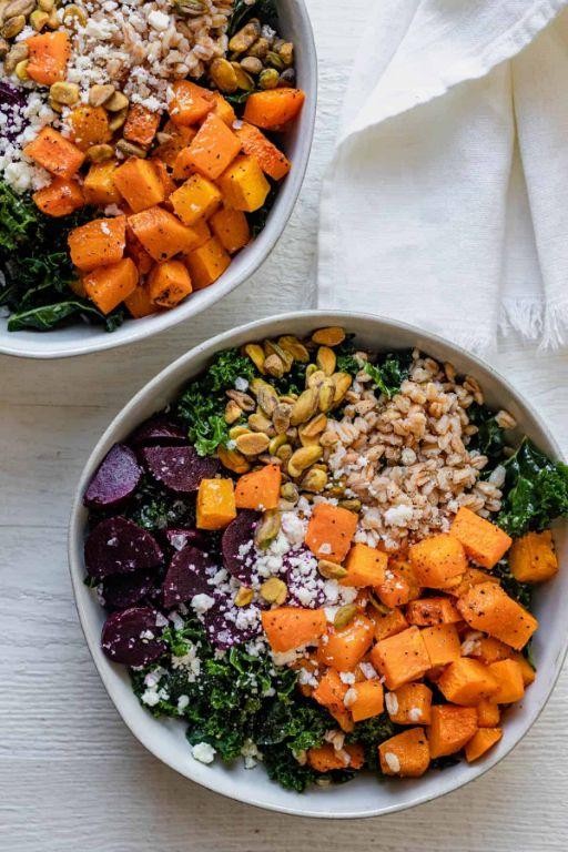 Pumpkin and Farro Grain Bowl