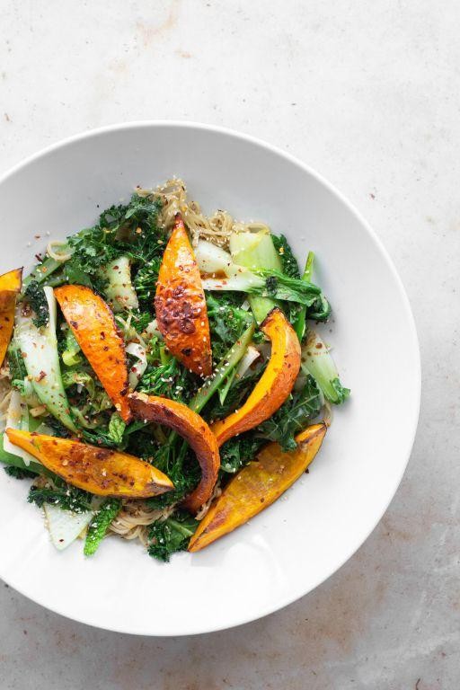 Pumpkin and Kale Stir-Fry