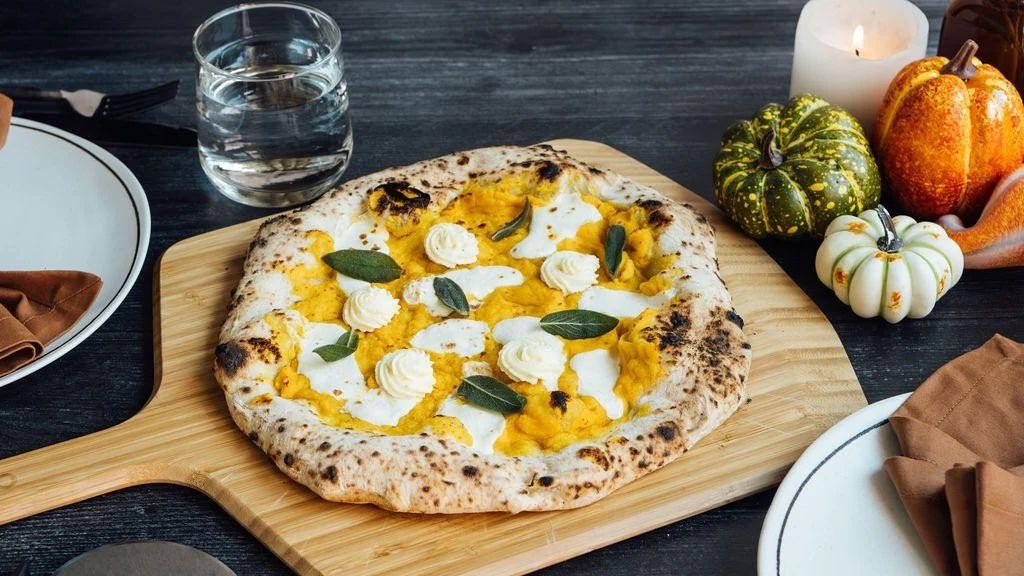 Pumpkin and Sage Neapolitan Pizza