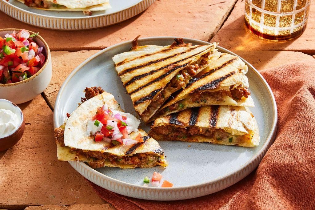 Quick Chorizo Quesadillas
