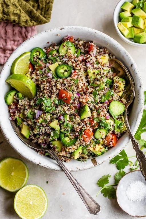 Quinoa and Avocado Gluten Free Salad