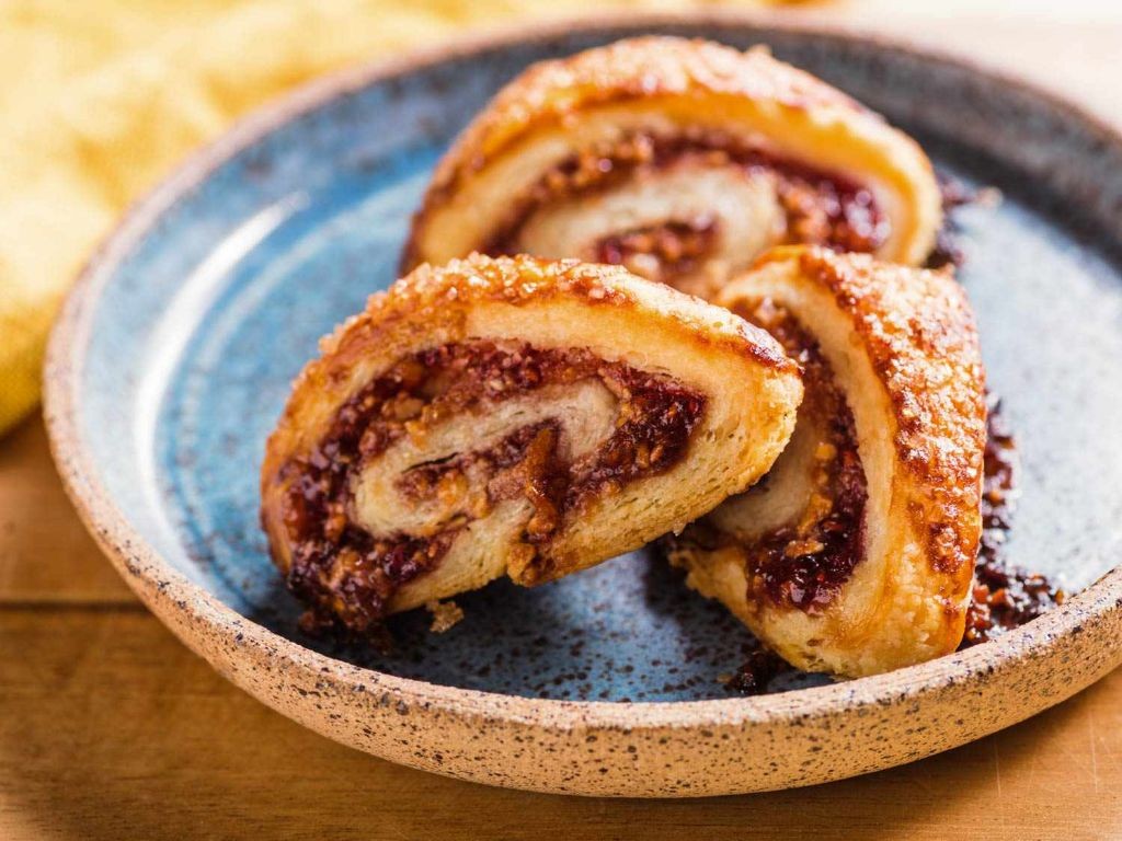 Raspberry Almond Rugelach