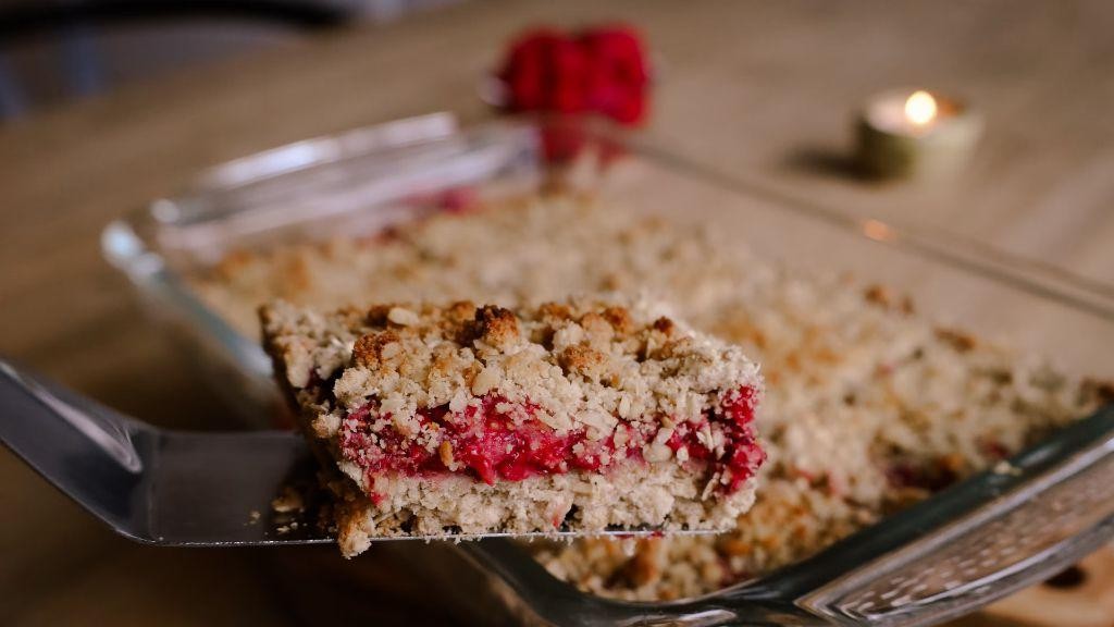 Raspberry Vanilla Chia Seed Bars