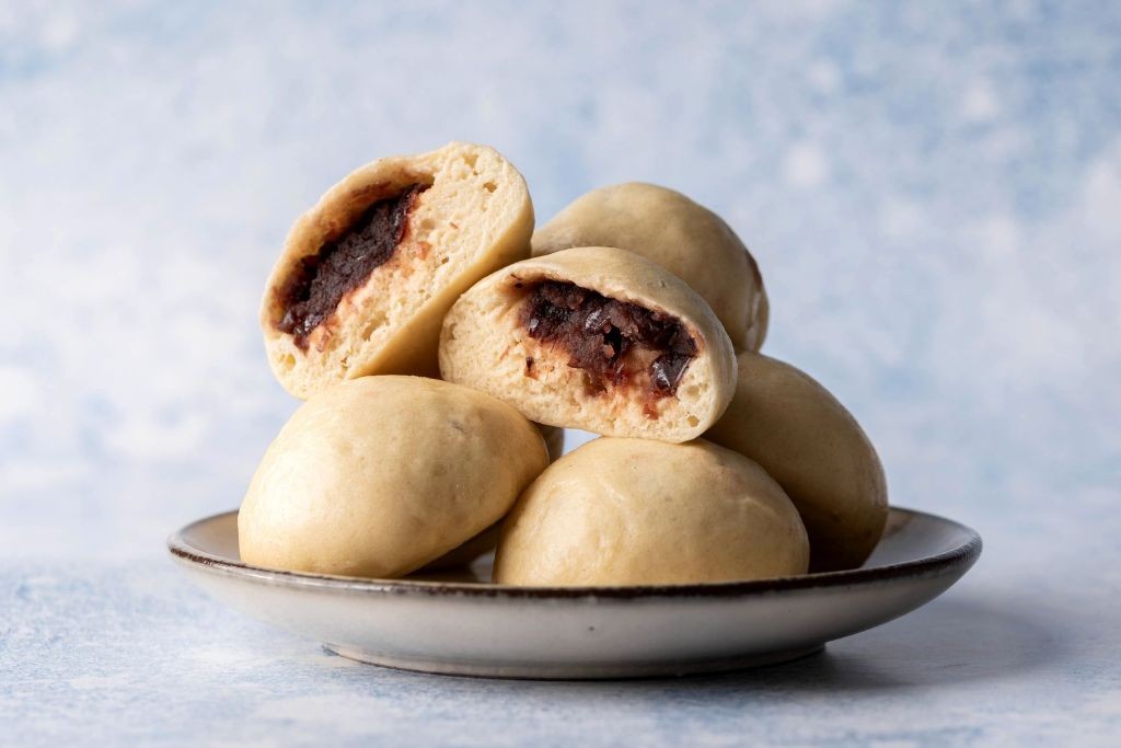 Red Bean Steamed Sponge Cake