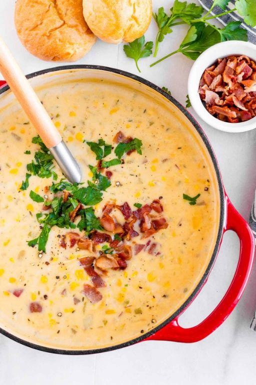 Red Skin Potato and Corn Chowder