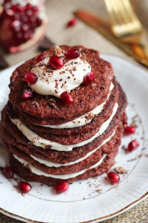 Red Velvet Protein Pancakes