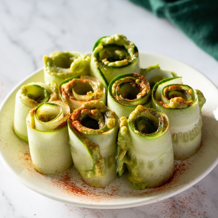 Refreshing Cucumber and Avocado Rolls