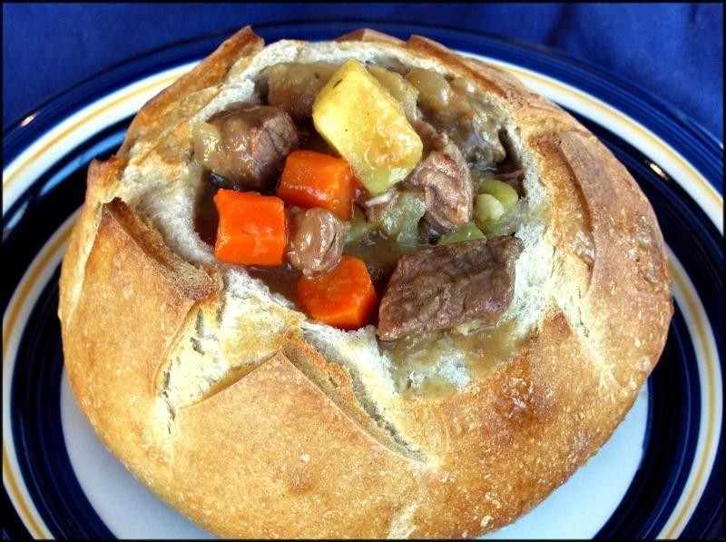 Renaissance trencher bread bowls