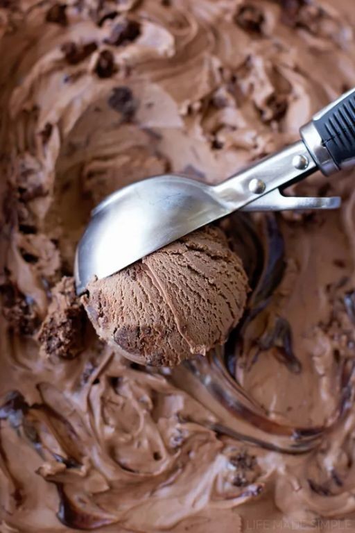 Rich Chocolate Fudge Swirl Ice Cream