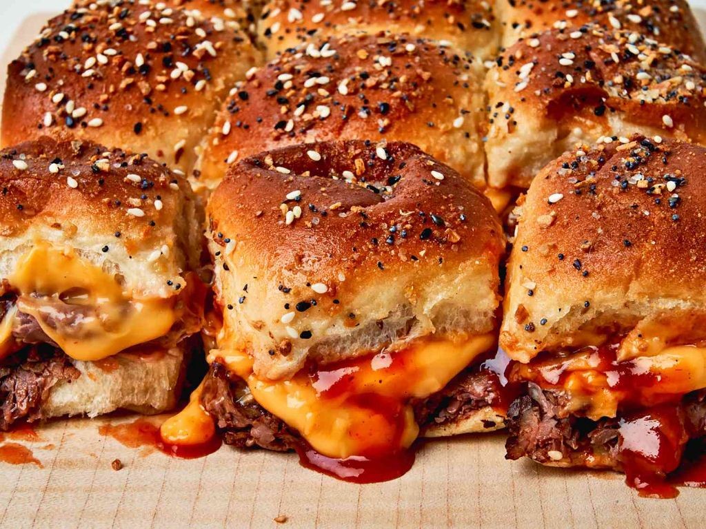 Roast Beef and Cheddar Sliders