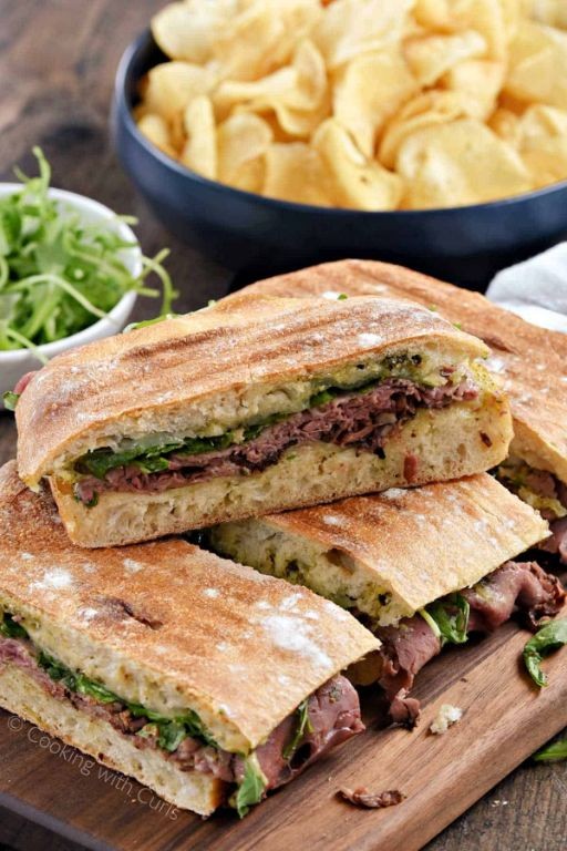 Roast Beef and Swiss Panini