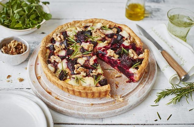 Roasted Beet and Goat Cheese Tart
