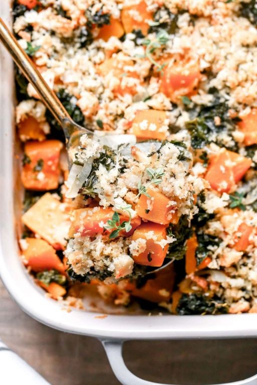 Roasted Butternut Squash Casserole