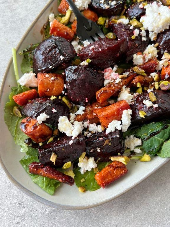 Roasted Carrot and Beet Salad