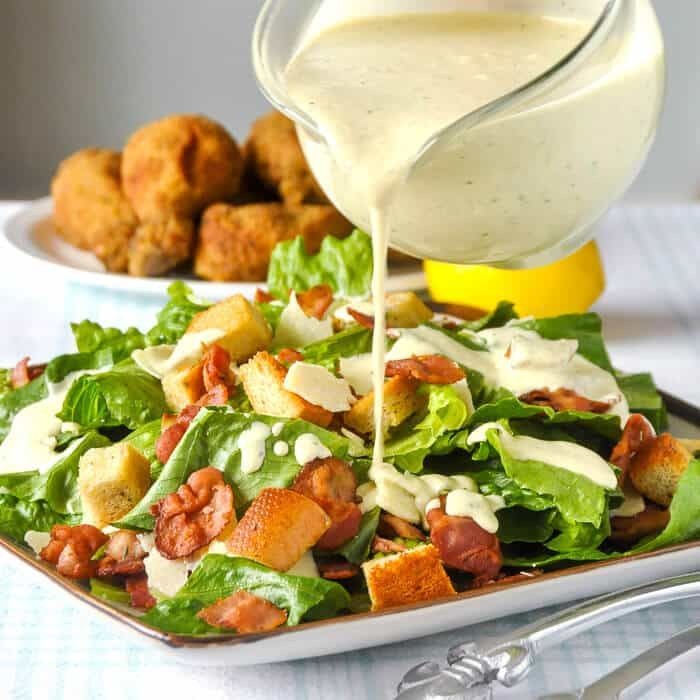 Roasted Garlic Low Sodium Caesar Dressing