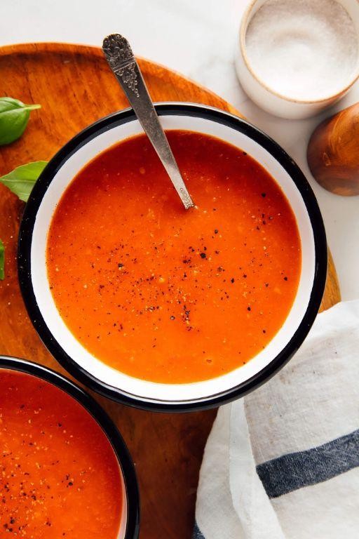 Roasted Red Pepper and Tomato Soup