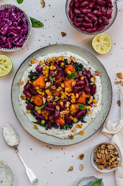 Roasted Sweet Potato Gluten Free Salad