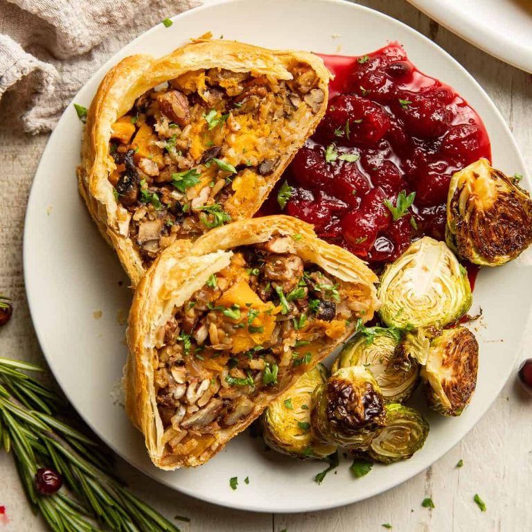 Roasted Vegetable Wellington with Puff Pastry