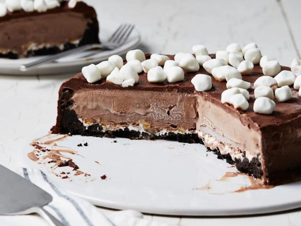 Rocky Road Ice Cream Cake