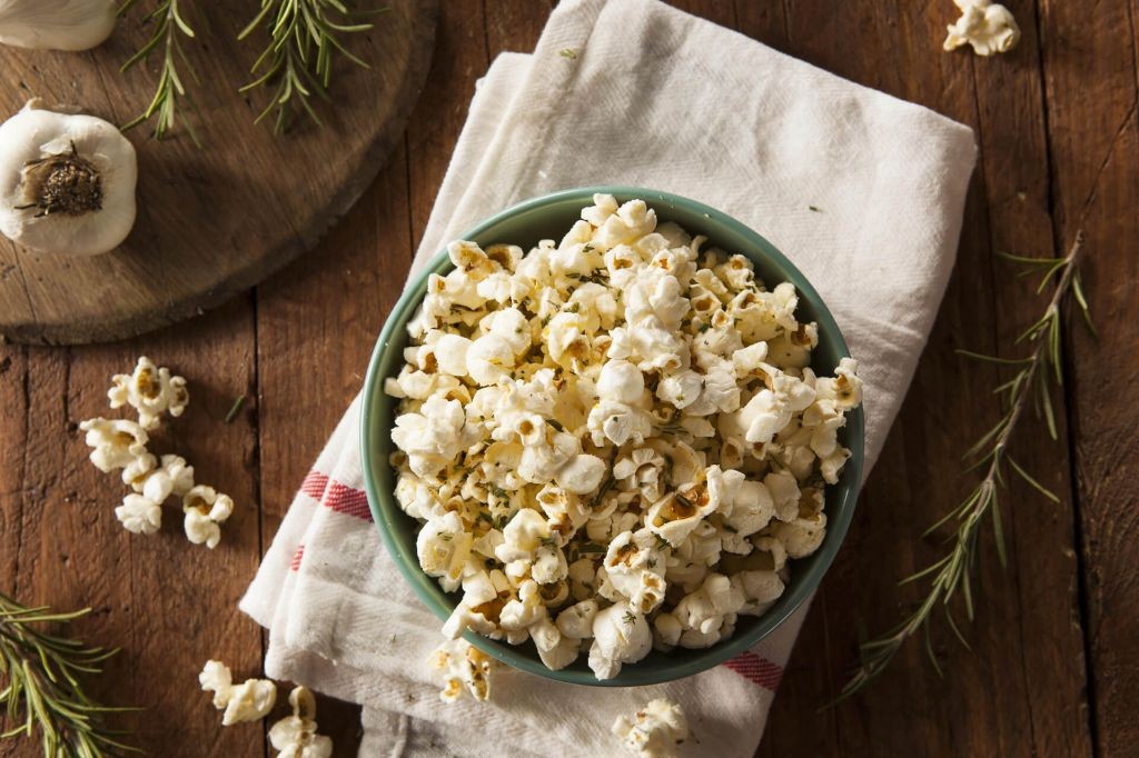 Rosemary Olive Oil Popcorn