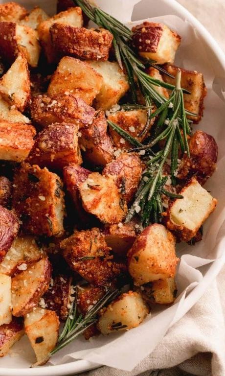 Rosemary Parmesan Roasted Red Skin Potatoes
