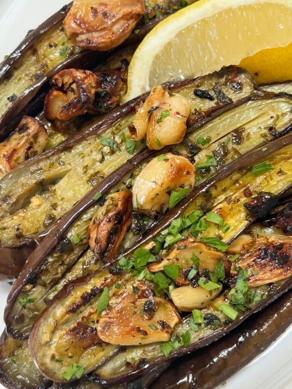 Rosemary Roasted Mini Eggplants