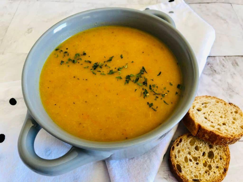 Rosemary Sage Butternut Squash Soup