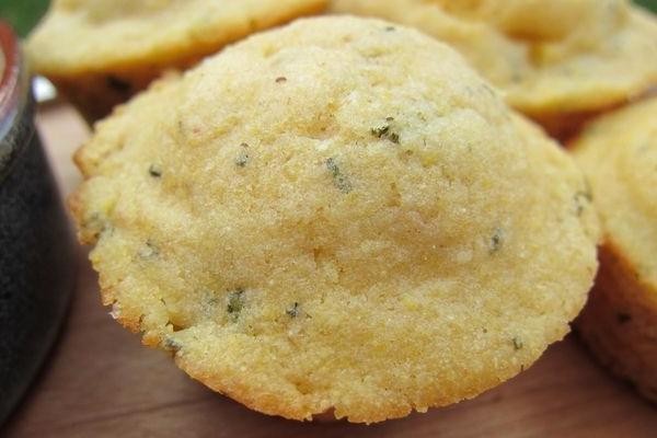 Rosemary and Parmesan Mini Cornbread Muffins