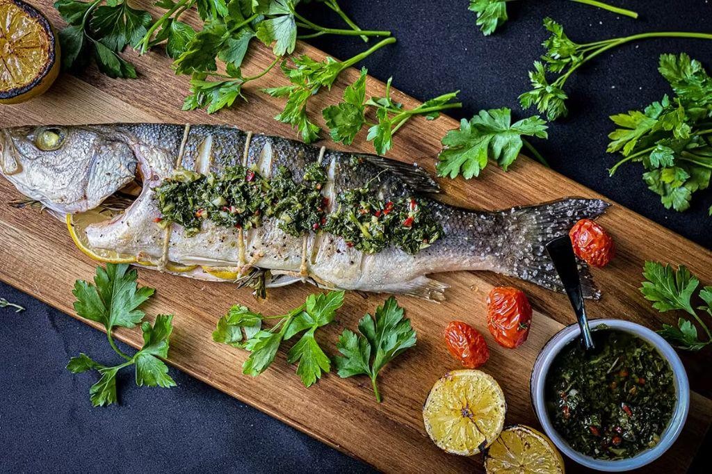 Rosemary and Thyme Grilled Branzino