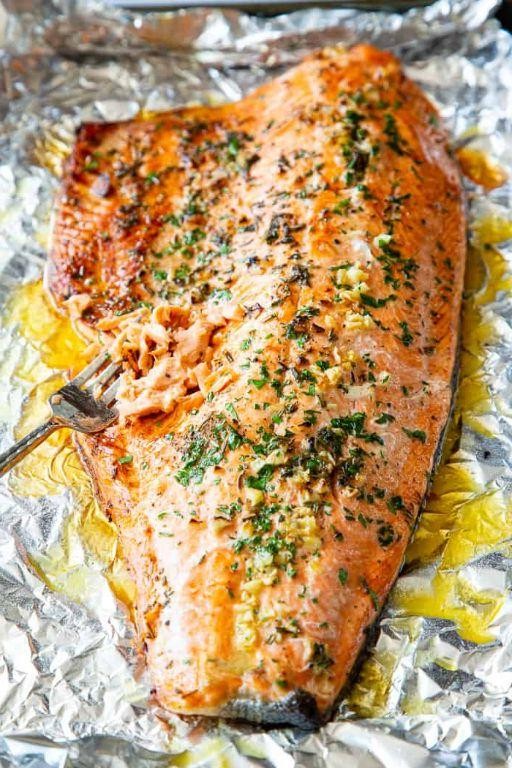 Rosemary and Thyme Roasted Salmon