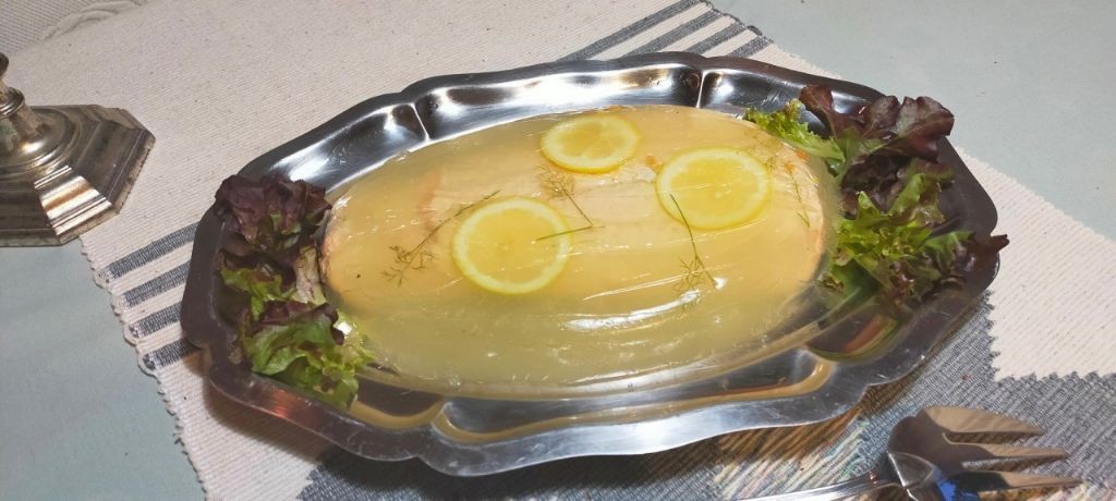 Salmon and Dill Aspic