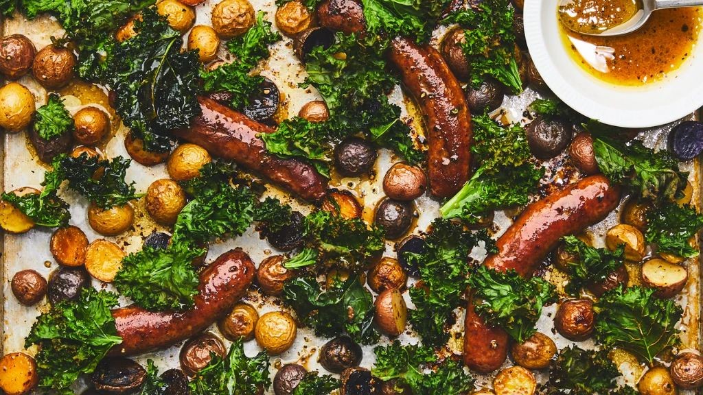 Sausage and Kale One-Pan Dinner