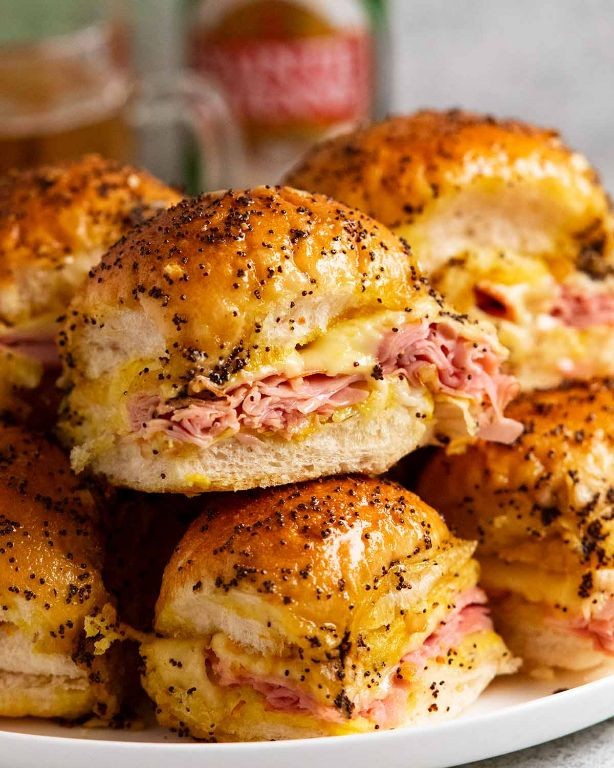 Savory Ham and Cheese Sliders