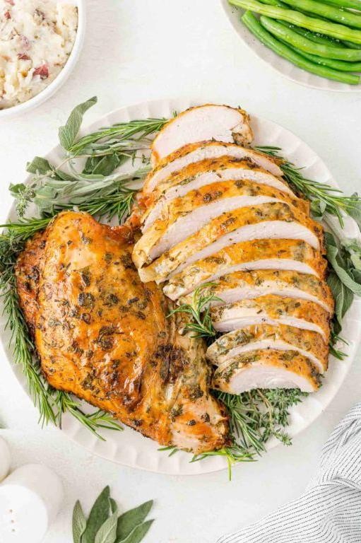 Savory Herb-Stuffed Turkey Breast