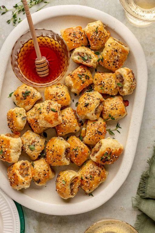 Savory Schar Puff Pastry Sausage Rolls