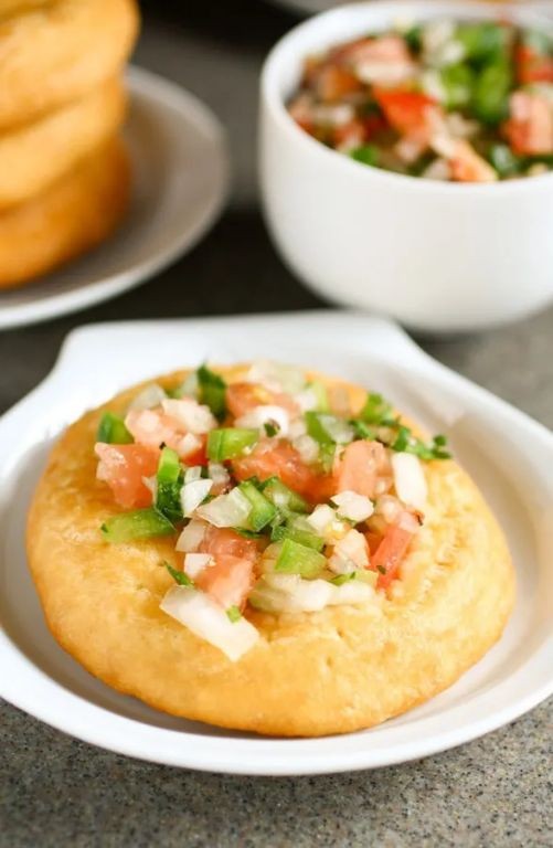 Savory Sopaipillas with Avocado Dip