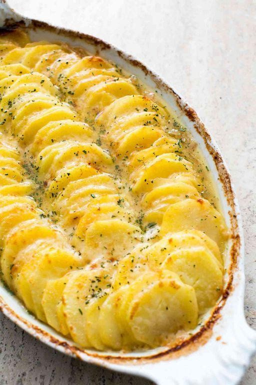 Scalloped Potatoes with Gruyère and Caramelized Onions