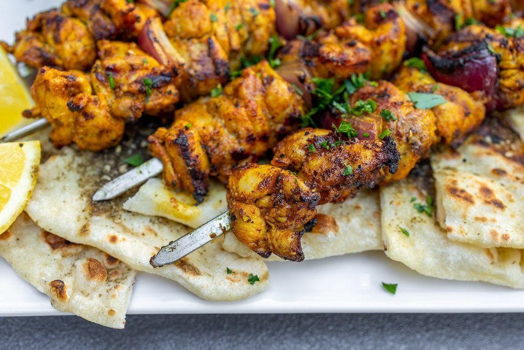Shawarma-Spiced Chicken Skewers