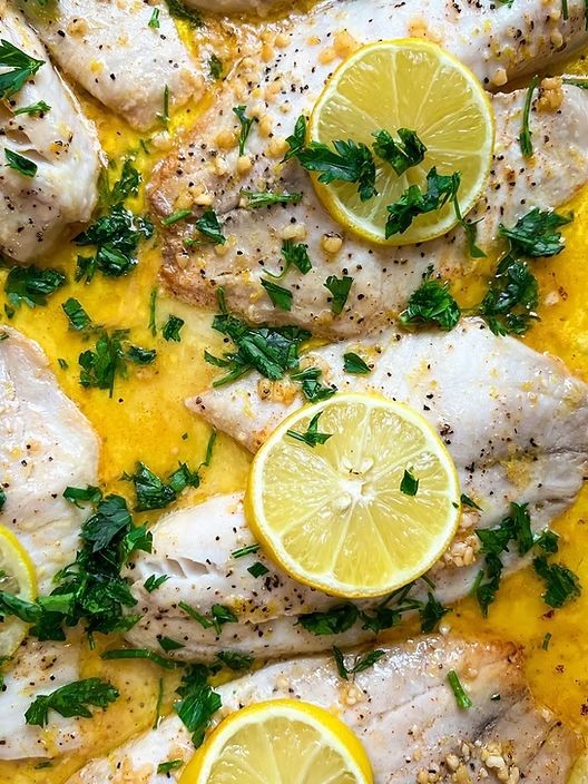 Sheet Pan Lemon Garlic Butter Fish