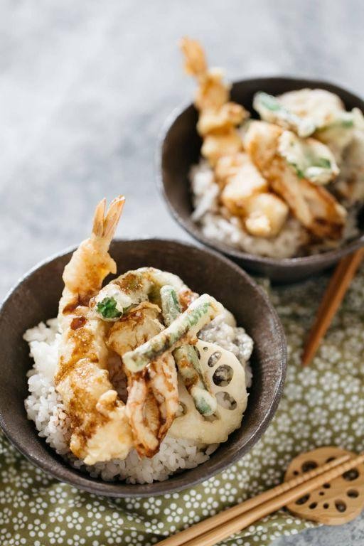 Shrimp Tempura Don (Shrimp Tempura Rice Bowl)