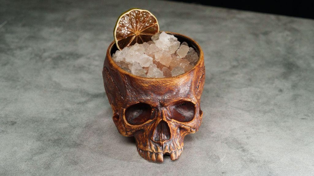 Shrunken Skull with Demerara Rum