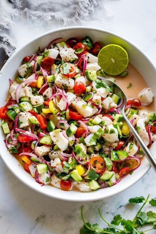 Simple Fish Ceviche